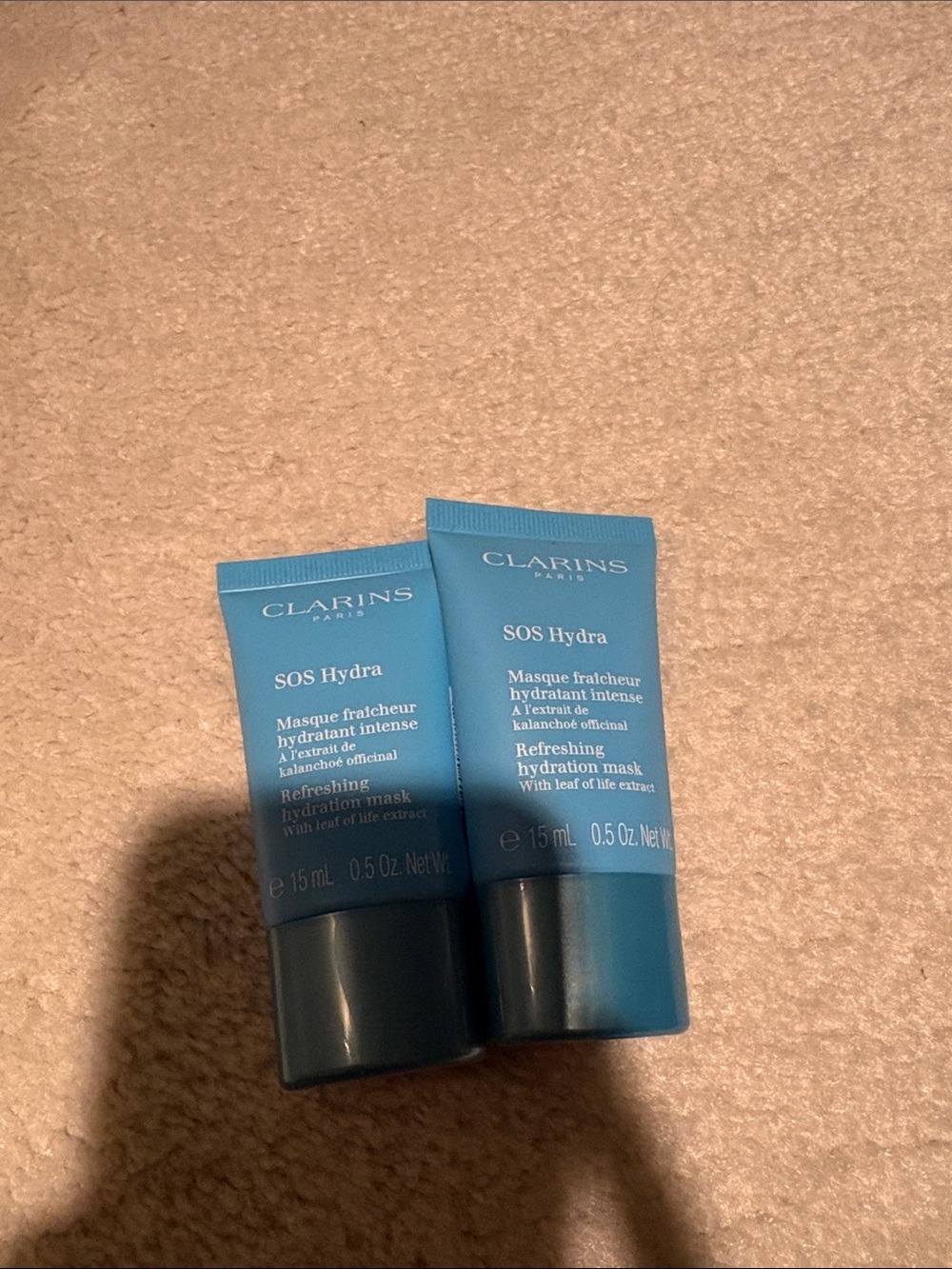 Clarins SOS Hydra Refreshing Hydration Mask 2x 15ml